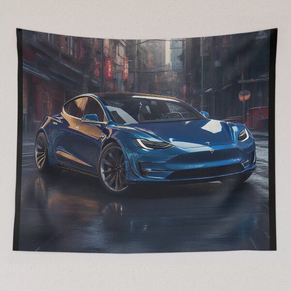 Item preview, Tesla Bumper Marvel: Electrify Your Style with Dynamic Designs designed and sold by Fafa ND.