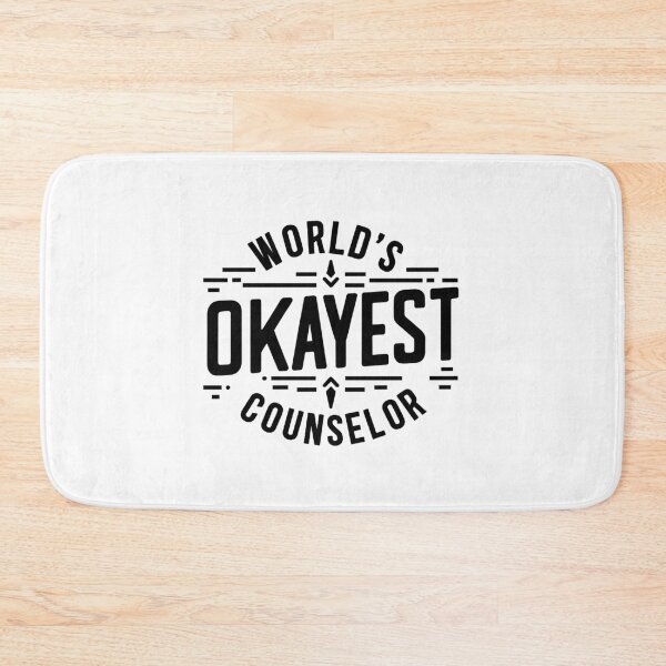 Item preview, World's Okayest Counselor designed and sold by TeesYouWant.