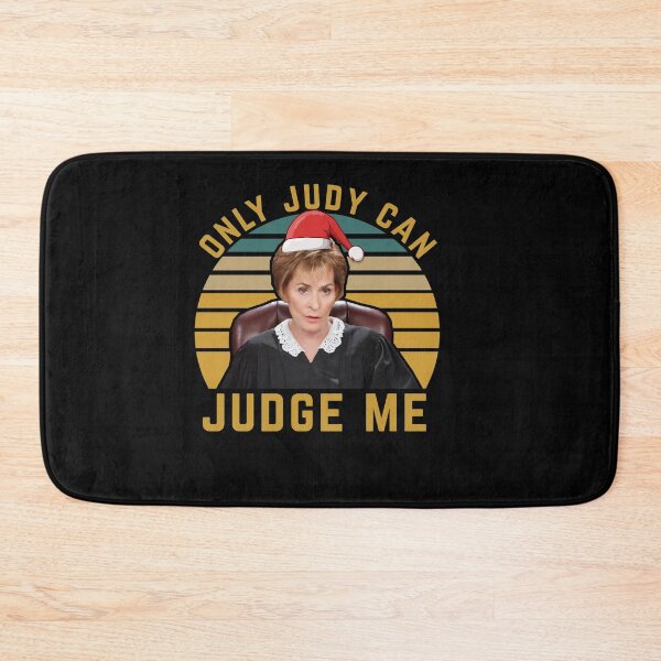 Item preview, Only Judy can judge me funny Christmas meme designed and sold by POPCulturejb.