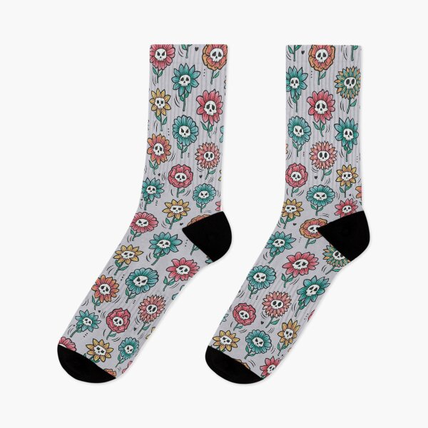 Item preview, Whimsical Bloom of Skulls  designed and sold by JBeasleyDesigns.