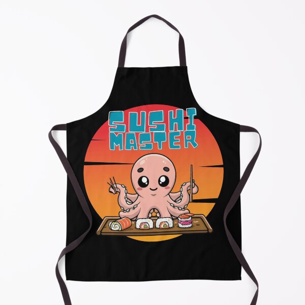 Item preview, Cute Octopus Sushi Master designed and sold by MarsLights.