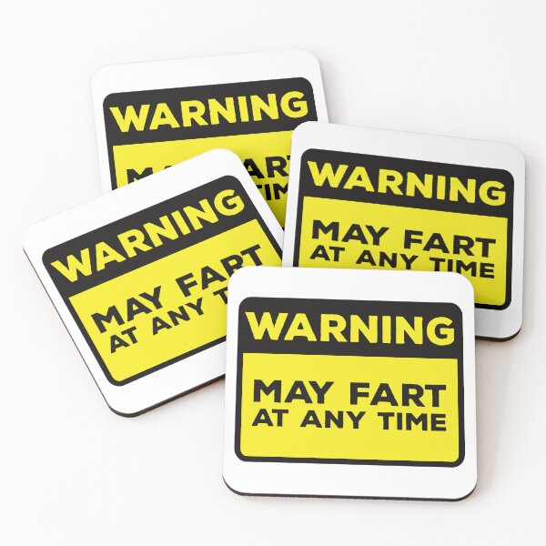 Item preview, Funny Yellow Road Sign - Warning May Fart at any Time designed and sold by Rhu Creations.