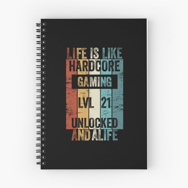 Item preview, Level 21 Life Is Like Hardcore Gaming Unlocked designed and sold by DesignbyACP.