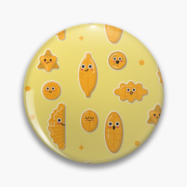 Item preview, Cute Diatoms Delights, Diatoms in various morphologies, Lovely yellow diatoms, Microalgae cartoon designed and sold by thurakitdew.