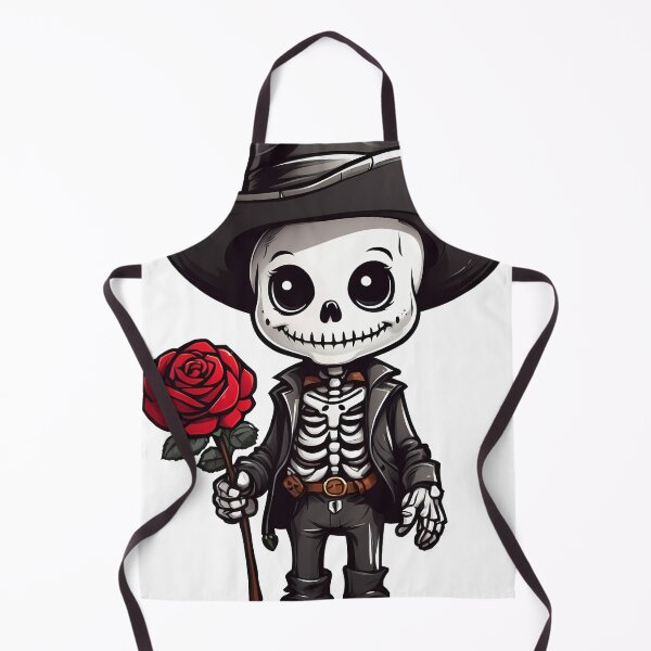 Item preview, Skeleton holding a red rose. designed and sold by wplamkung.