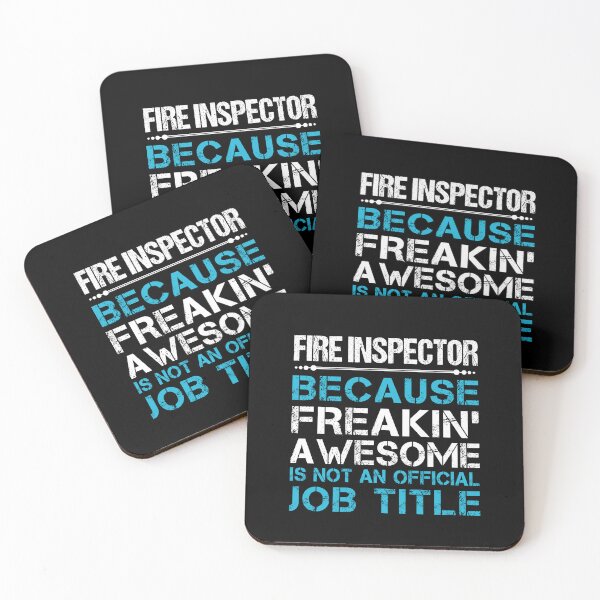 Item preview, Fire Inspector - Freaking Awesome designed and sold by alphatinost.