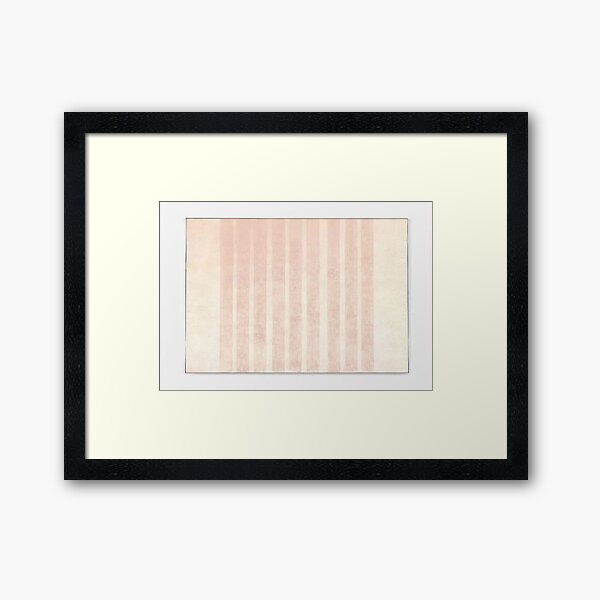 agnes martin Framed Art Print