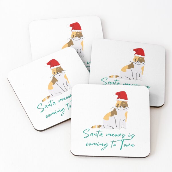 Item preview, Santa meows is coming to Town. designed and sold by UrbanWings15.