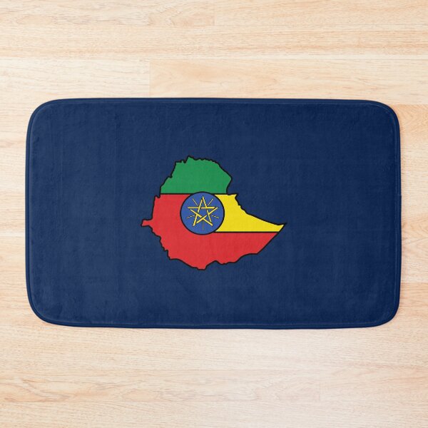 Item preview, Ethiopia country shape flag designed and sold by Rachael Taylor.