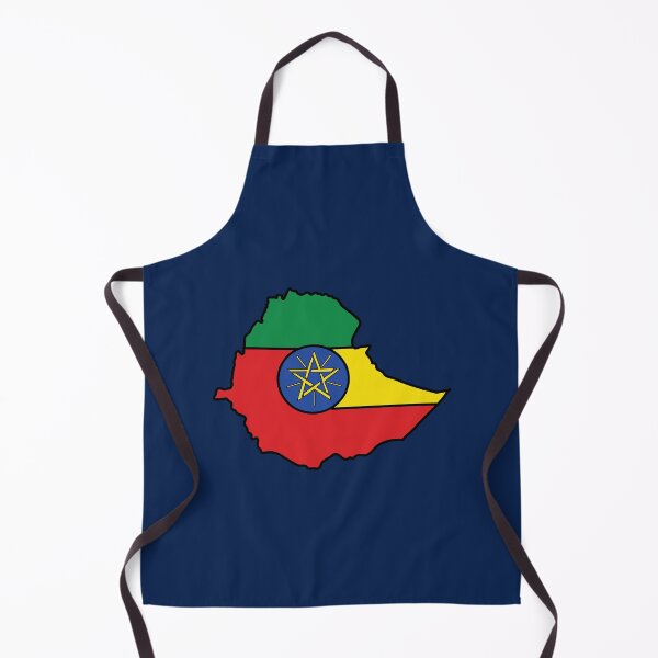 Item preview, Ethiopia country shape flag designed and sold by Rachael Taylor.
