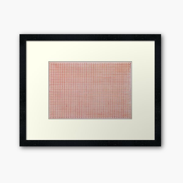 agnes martin Framed Art Print
