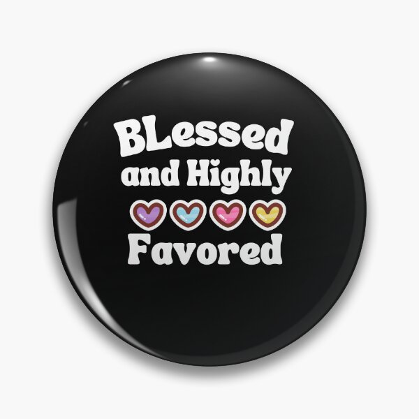 Item preview, Blessed and highly Favored-Faith sticker designed and sold by Faithandpattern.
