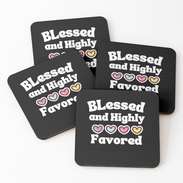 Item preview, Blessed and highly Favored-Faith sticker designed and sold by Faithandpattern.