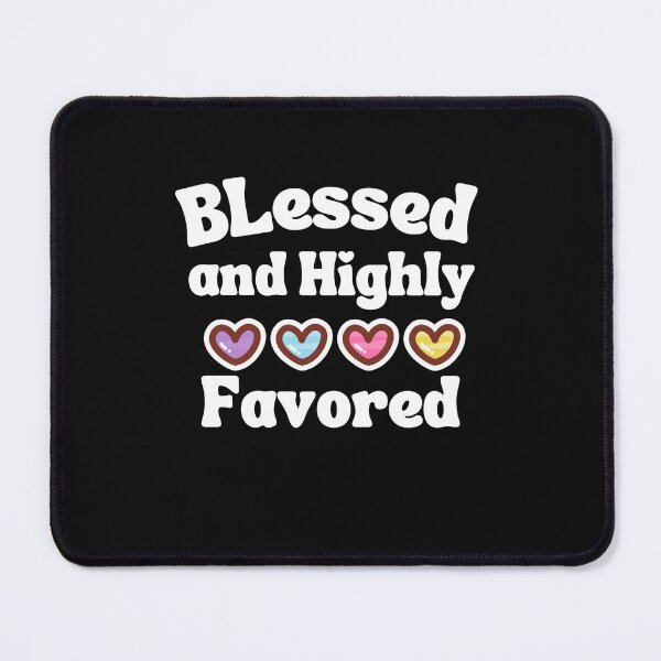 Item preview, Blessed and highly Favored-Faith sticker designed and sold by Faithandpattern.