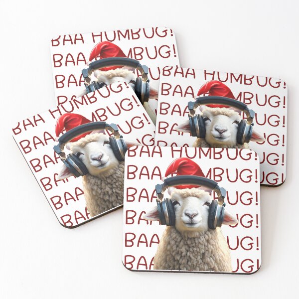 Item preview, BAA HUMBUG!  Sheep Christmas in Christmas party  designed and sold by BotunPeony.