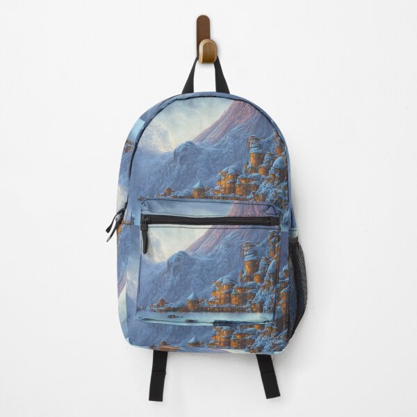 Item preview, Volcano on the lake in winter designed and sold by M-Y-A-R-T-.