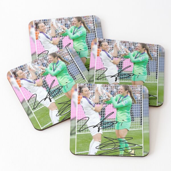Item preview, LUCY BRONZE & MARY EARPS Signed Autograph style ENGLAND LIONESSES gift designed and sold by POPCulturejb.