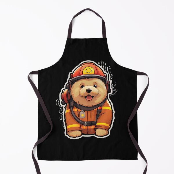 Item preview, Firefighter Chow Chow designed and sold by CUTEDOGGIEZ.