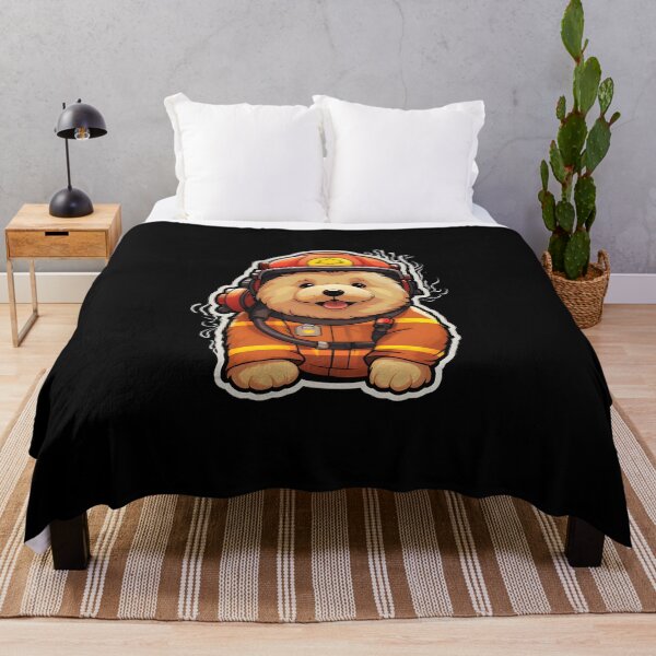 Item preview, Firefighter Chow Chow designed and sold by CUTEDOGGIEZ.