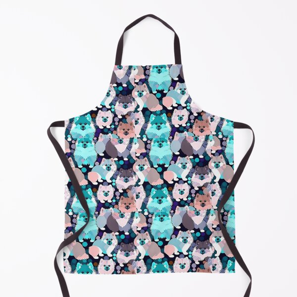 Item preview, Geometric Pomerenian Dogs Pattern designed and sold by Geonimalia.
