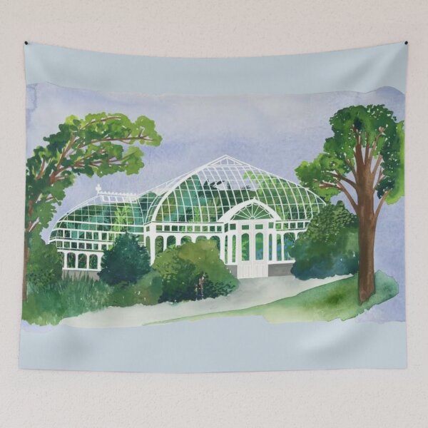 Item preview, Lyman Plant House Watercolor designed and sold by emiliapapaya.