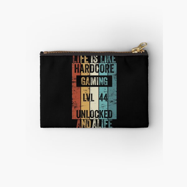 Item preview, Level 44 Life Is Like Hardcore Gaming Unlocked designed and sold by DesignbyACP.
