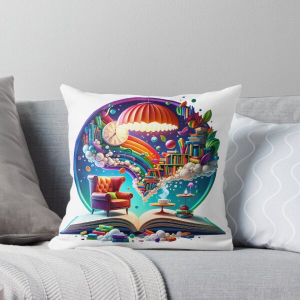Item preview, "Sorry, I Was Reading - Enchanted Nook designed and sold by Pixel Dome.