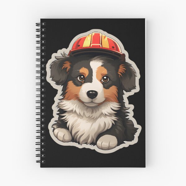 Item preview, Firefighter Collie designed and sold by CUTEDOGGIEZ.