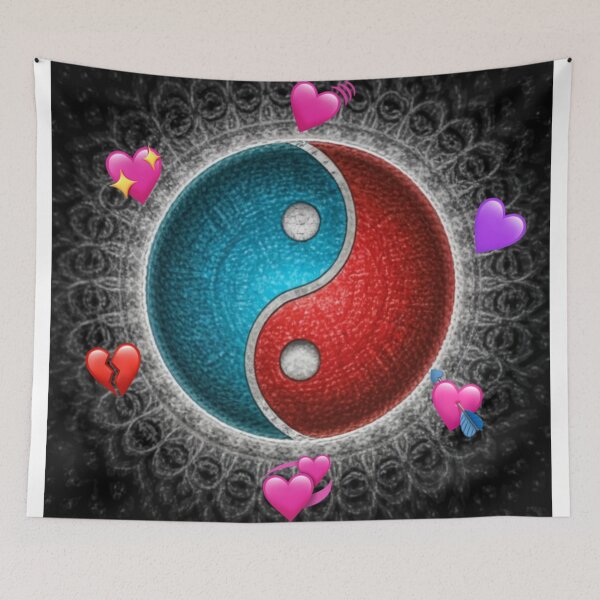 Item preview, Ying Yang Ying Hearts designed and sold by Lar888.
