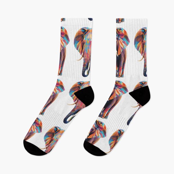 Item preview, Abstract Elephant geomatric color designed and sold by Jayjaynaenae.