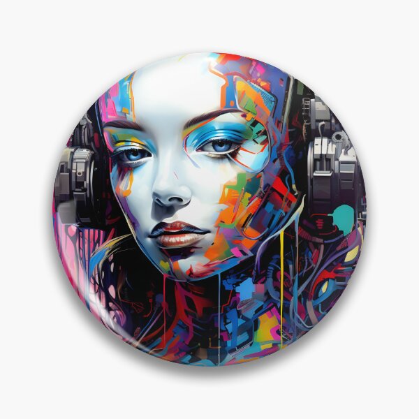 Item preview, Futuristic woman design designed and sold by NRGArtwork.