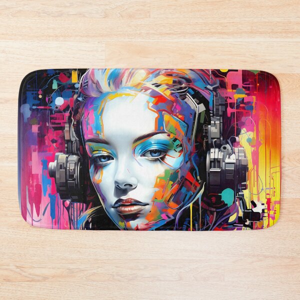 Item preview, Futuristic woman design designed and sold by NRGArtwork.
