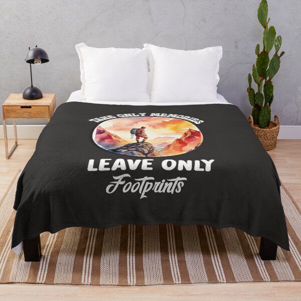 Item preview, Take Only Memories Leave Only Footprints designed and sold by Fateh-Kro ⭐⭐⭐⭐⭐.