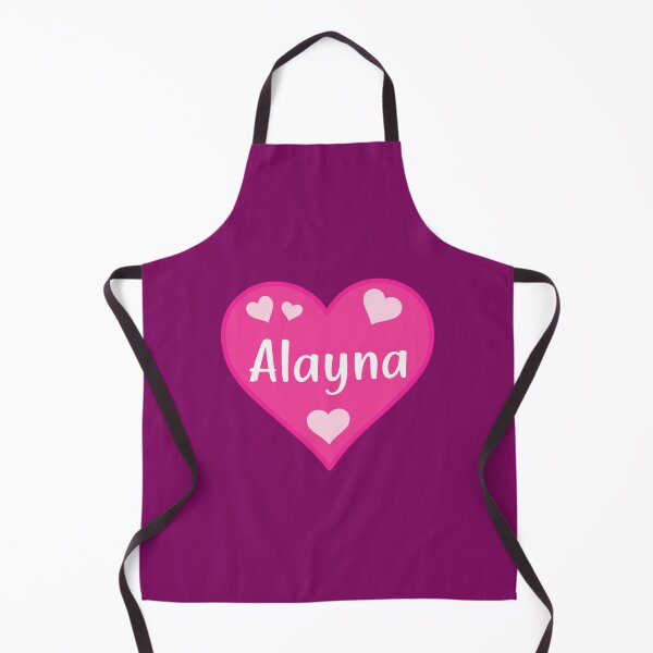 Item preview, Alayna Name Pink Heart designed and sold by Jeallan Designs.