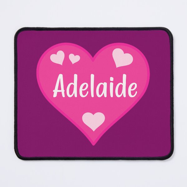 Item preview, Adelaide Name Pink Heart  designed and sold by Jeallan Designs.