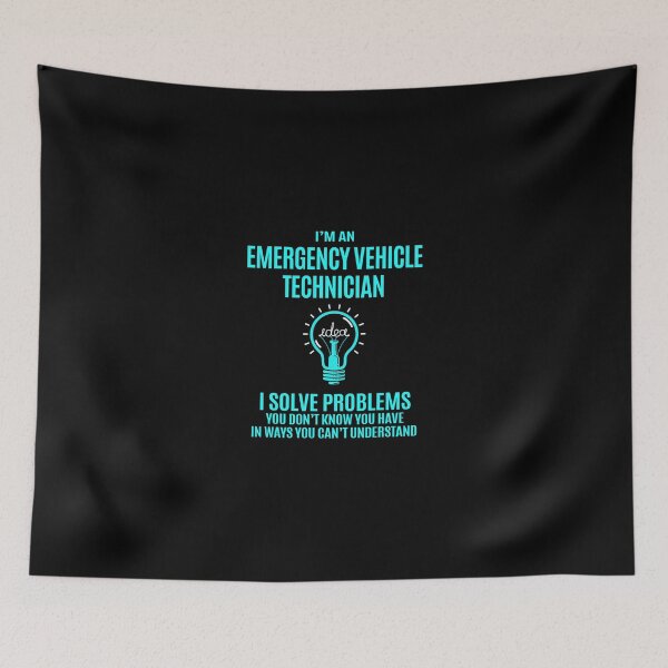 Item preview, Emergency Vehicle Technician - I Solve Problems designed and sold by alphatinost.