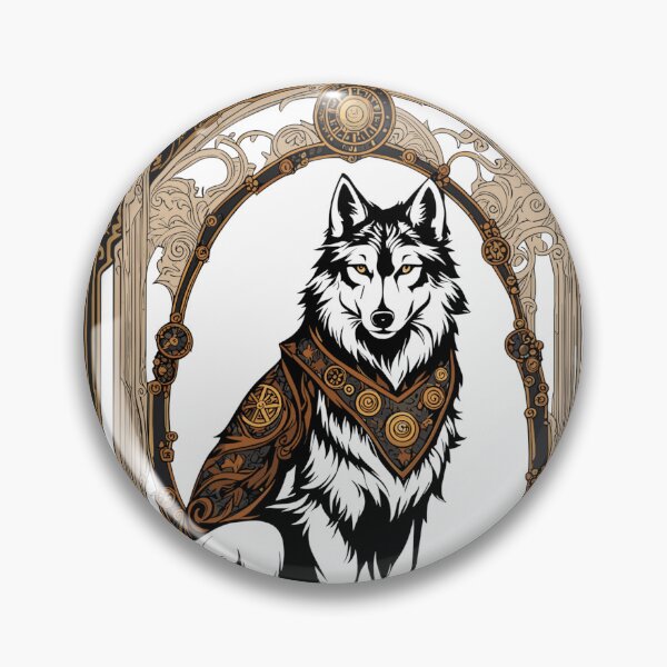 Item preview, Steampunk Wolf trapped Tarot Card designed and sold by EternalDelight1.