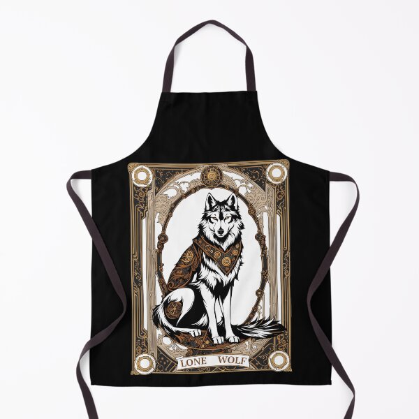Item preview, Steampunk Wolf trapped Tarot Card designed and sold by EternalDelight1.