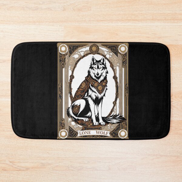 Item preview, Steampunk Wolf trapped Tarot Card designed and sold by EternalDelight1.