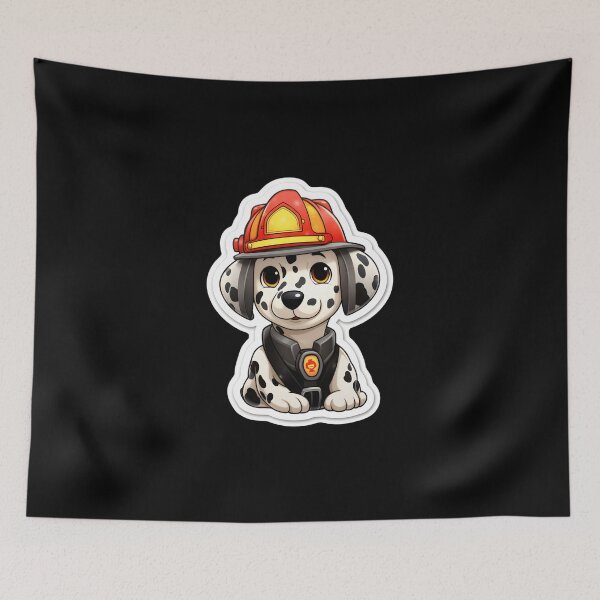 Item preview, Firefighter Dalmatian designed and sold by CUTEDOGGIEZ.