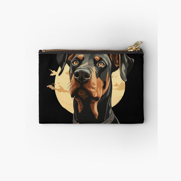 Item preview, Illustration of Natural ear Doberman, cute artwork designed and sold by TeknoDust.