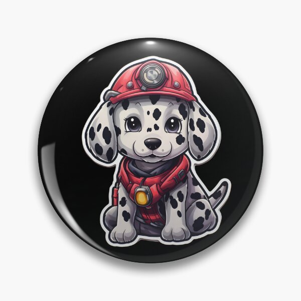 Item preview, Firefighter Carriage Puppy designed and sold by CUTEDOGGIEZ.