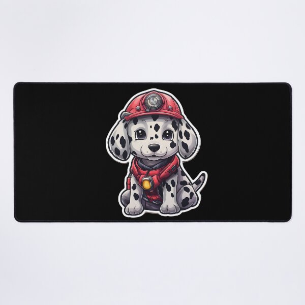Item preview, Firefighter Carriage Puppy designed and sold by CUTEDOGGIEZ.