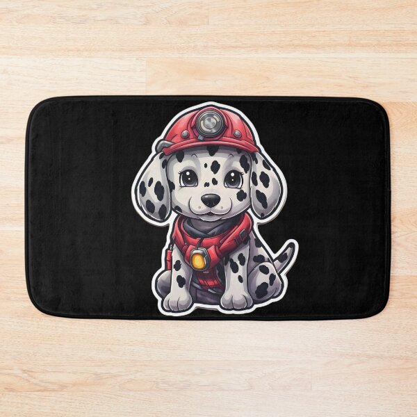 Item preview, Firefighter Carriage Puppy designed and sold by CUTEDOGGIEZ.
