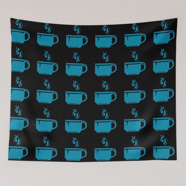 Item preview, Blue cup pixel art designed and sold by Xatutik.art.