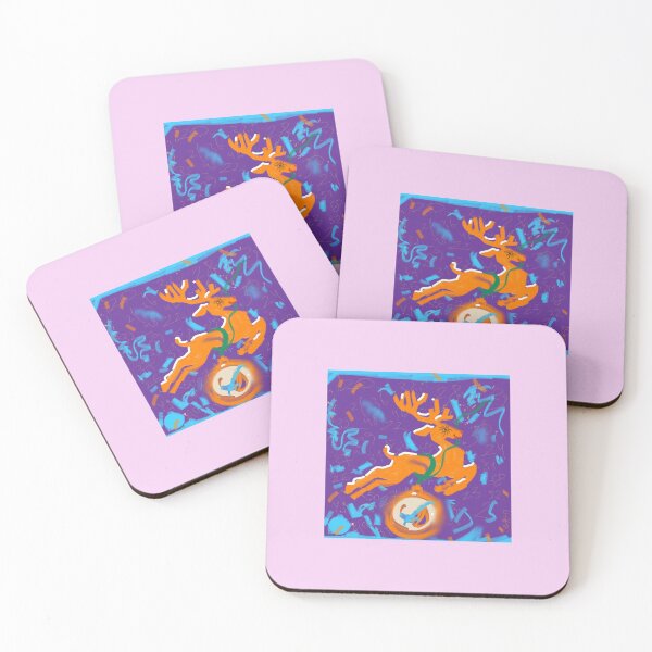Item preview, A joyful deer runs designed and sold by art-pavvvuk.