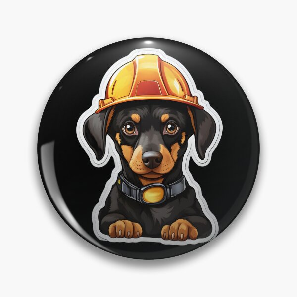 Artikelvorschau, Feuerwehrmann Doberman Puppy entworfen und verkauft von CUTEDOGGIEZ.
