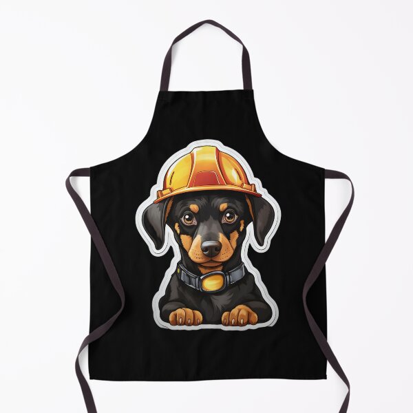 Item preview, Firefighter Doberman Puppy designed and sold by CUTEDOGGIEZ.