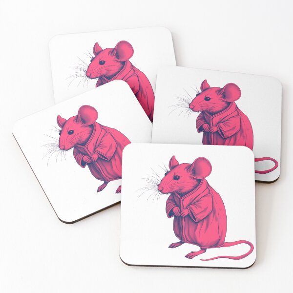 Item preview, Mouse in Pajamas - Fuchsia designed and sold by LittleGoblinPrs.