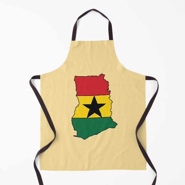 Item preview, Ghana country shape flag designed and sold by Rachael Taylor.